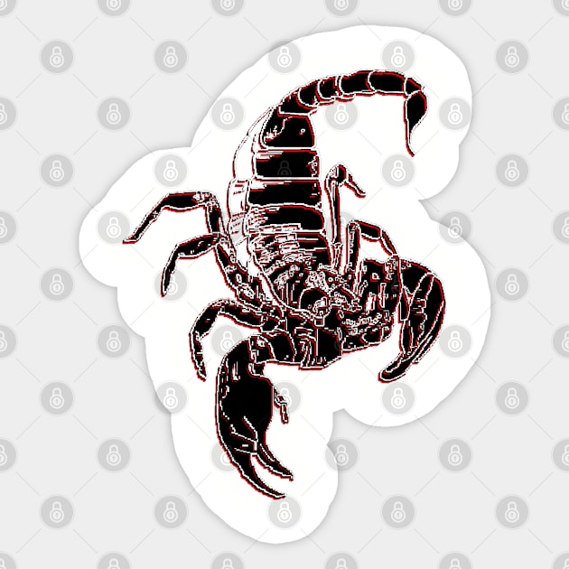Scorpion 3D Scorpio skorpion Skorpio Sticker by 4rpixs